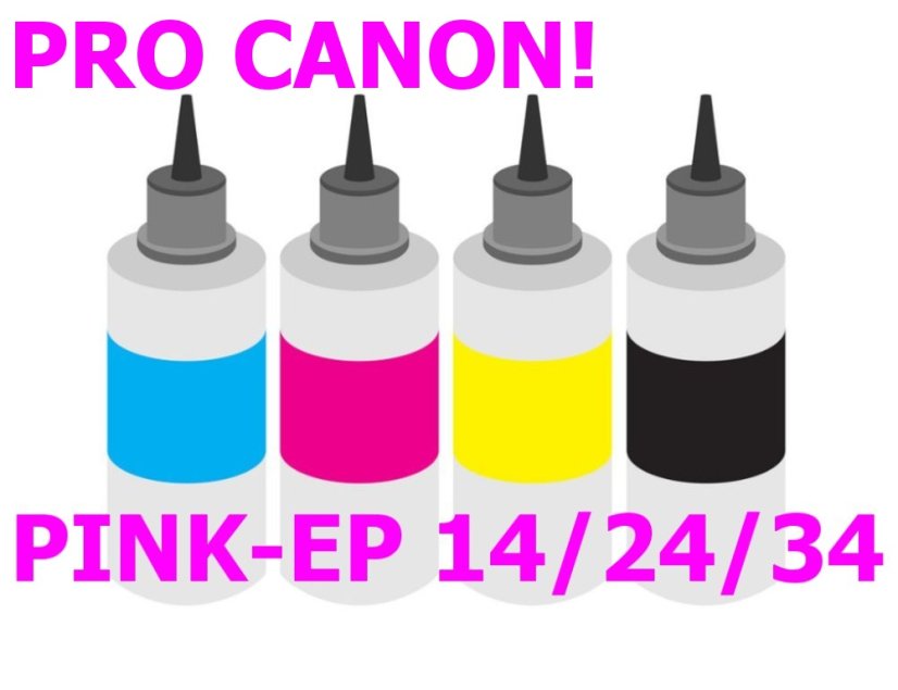 Jedlý inkoust pro PINK-EP14/24/34 - Varianty: Modrý inkoust 100ml